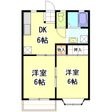 ヴィラオクトアイランドＢの間取図