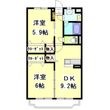 倉敷市真備町川辺の間取図