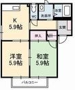 フォーレス21 B棟の間取図