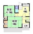 小野借家②の間取図