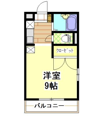 拡大写真:倉敷市玉島爪崎 1階104の間取り