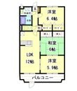 倉敷市新倉敷駅前3丁目の間取図