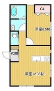 倉敷市玉島上成の間取図