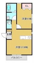 倉敷市玉島上成の間取図