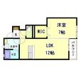 倉敷市玉島長尾の間取図