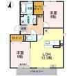 サンパティークC棟の間取図