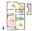 倉敷市東塚4丁目の間取図