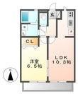 倉敷市連島中央4丁目の間取図