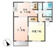 倉敷市連島中央4丁目の間取図