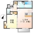 倉敷市連島中央1丁目の間取図