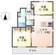 倉敷市連島町連島の間取図