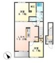 倉敷市連島町鶴新田の間取図