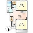 倉敷市連島3丁目の間取図