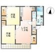 メープル上野の間取図