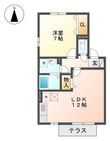 トゥインクルコート城山Ⅱの間取図