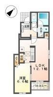 プラシード白山Ⅱの間取図