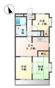 花戸マンションの間取図