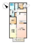 アヴニールNの間取図