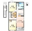 ラ・セゾン川島の間取図