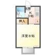シャインハイツの間取図