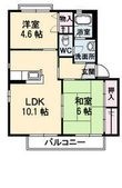 シャーメゾンJINNOの間取図