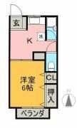 メゾン河内の間取図