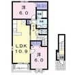 REVE馬木Aの間取図