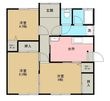 西の土居2丁目貸家の間取図