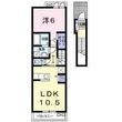 アクア・クレメント六番館の間取図