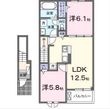 クリスタルコートJ3の間取図