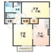 Shine　arkの間取図