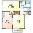 Shine　arkの間取図
