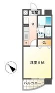 パレドールKonishiの間取図
