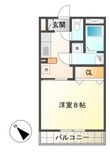 ユートピア垣鼻Ⅲの間取図