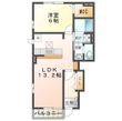 スパーブT6&4レジデンス Bの間取図
