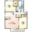 ブラン・ブルー A・B棟の間取図