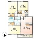 グランドマーニ A棟の間取図