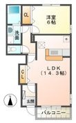 ルシヨン B棟の間取図
