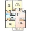 グランドマーニ B棟の間取図