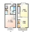 グリーンハイツの間取図