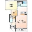クレストコートの間取図