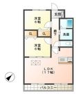 ルネスガーデンコートの間取図