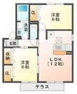 ル・モンド・グランデ Cの間取図