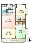 サンライズ駅部田の間取図