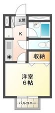 ラフォーレ西之庄の間取図