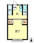 奈良市山陵町の間取図