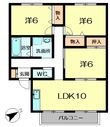 奈良市押熊町の間取図
