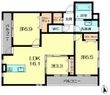 木津川市木津宮ノ堀の間取図