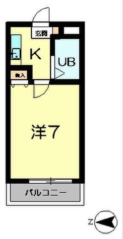 拡大写真:木津川市相楽古川 1階102の間取り