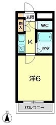 奈良市山陵町の間取図